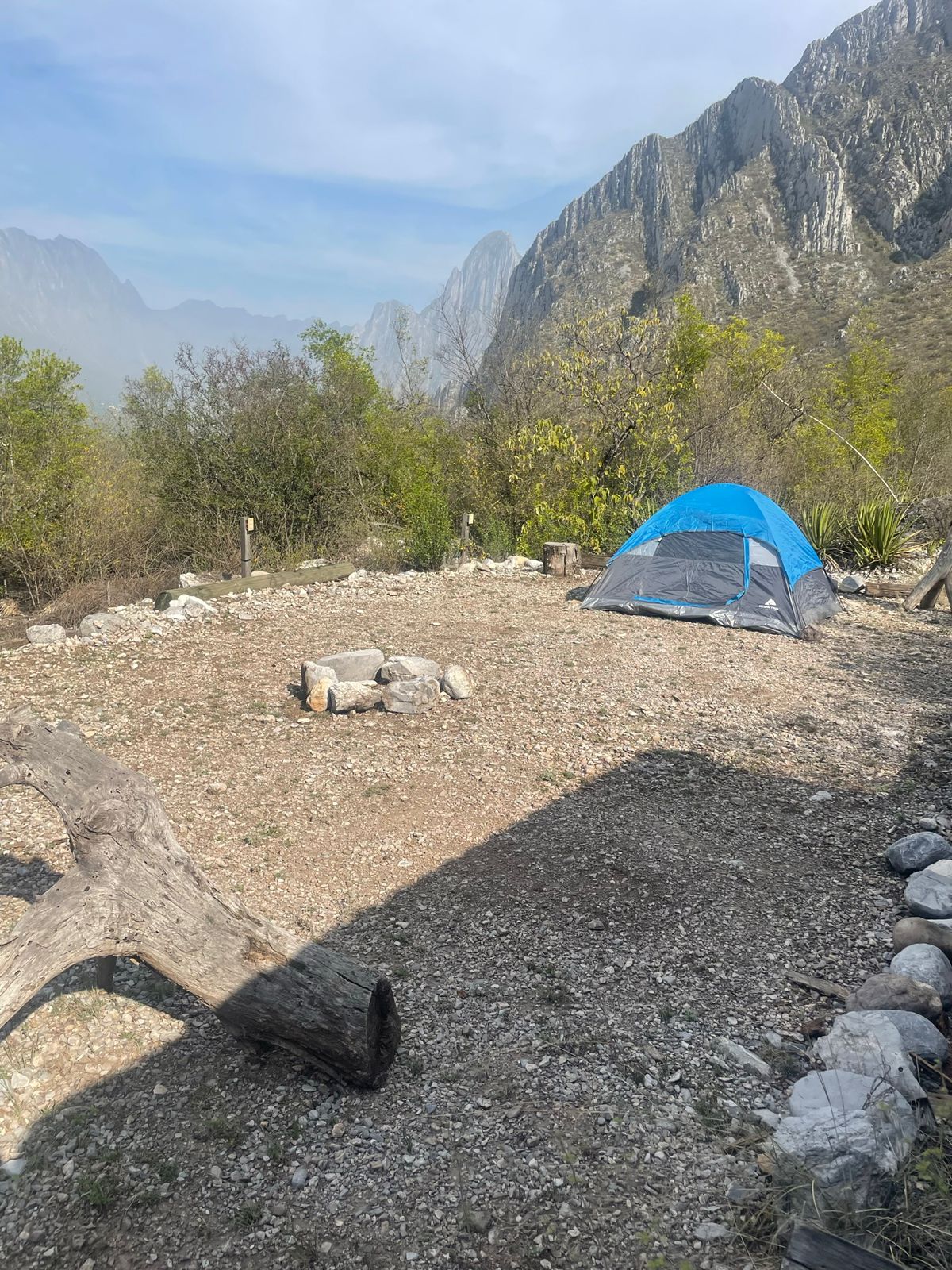 Camping en la montaña